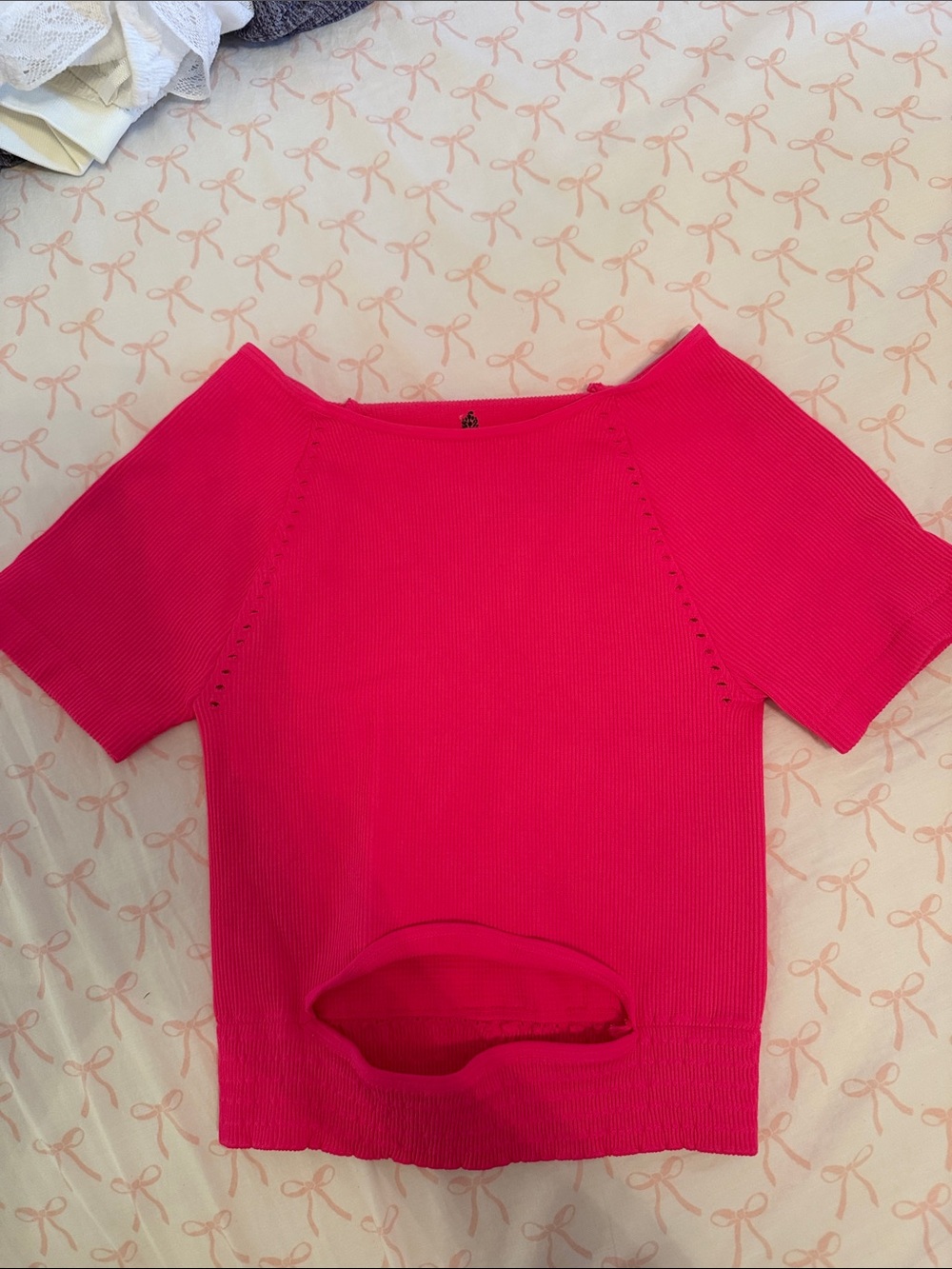 Hot Pink FP Movement Crop